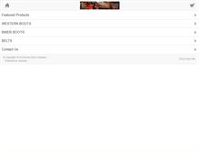 Tablet Screenshot of bardeeboots.com